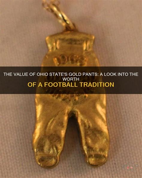 replica gold pants award|Gold pants: An Ohio State football tradition .